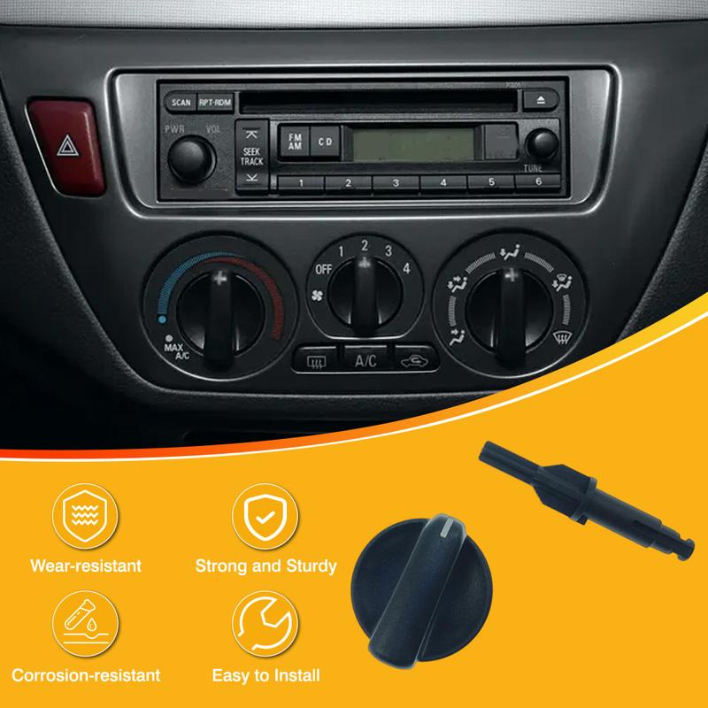AC Heater Climate Control Panel Knob Kit for Mitsubishi Lancer Outlander 2003 2004 2005 2006 BMD-500-14-01 BMD5001401