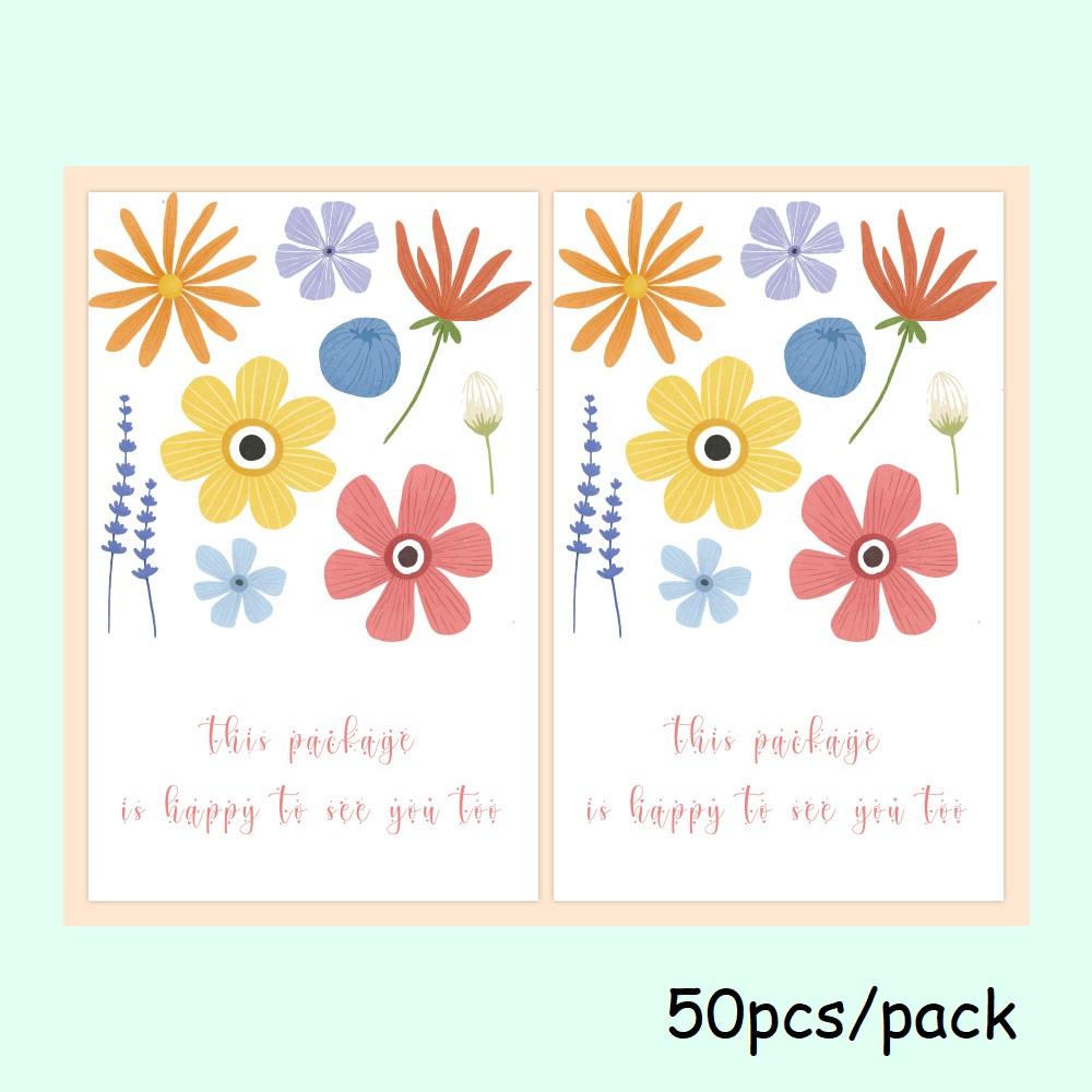 10-50Pcs/Pack This Package Is Happy To See You Too Stickers Seal Labels For Small Business Package Decor Thank You Stickers