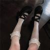 Lace Tube Socks Female Lolita Hollow Retro Lace Loli Japanese Sweet Net Socks Calf Socks Stacking Socks