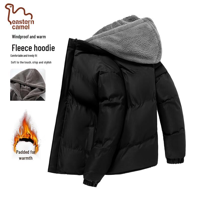 EASTERN CAMEL Men's Winter Hooded Padded Puffer Jacket