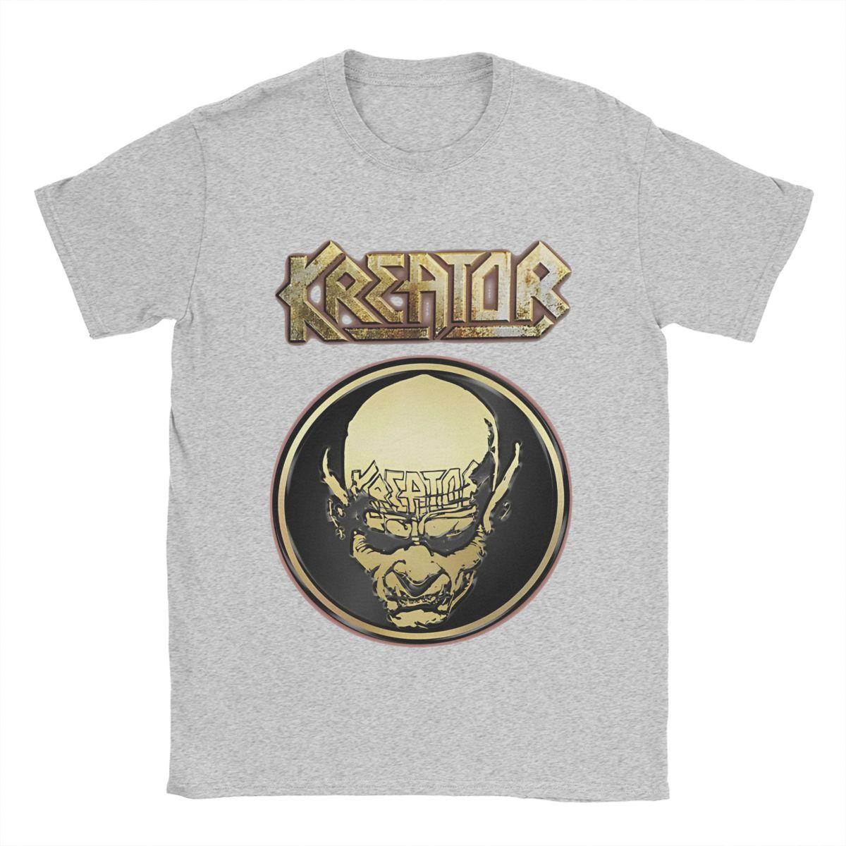 Kreator Band Ra Doyan Mangan наряды футболки для мужчин и женщин смешные чистый хлопок летняя одежда S серый 1390₽