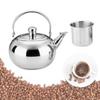 Craft With Strainer Stainless Steel Tea Stovetop Tea Pot Tea Kettle Infuser Kettle Water Filters