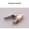 Brass Locking Nozzle Tire Air Chuck Clip Adapter - Automotive Grade For Efficient Inflation