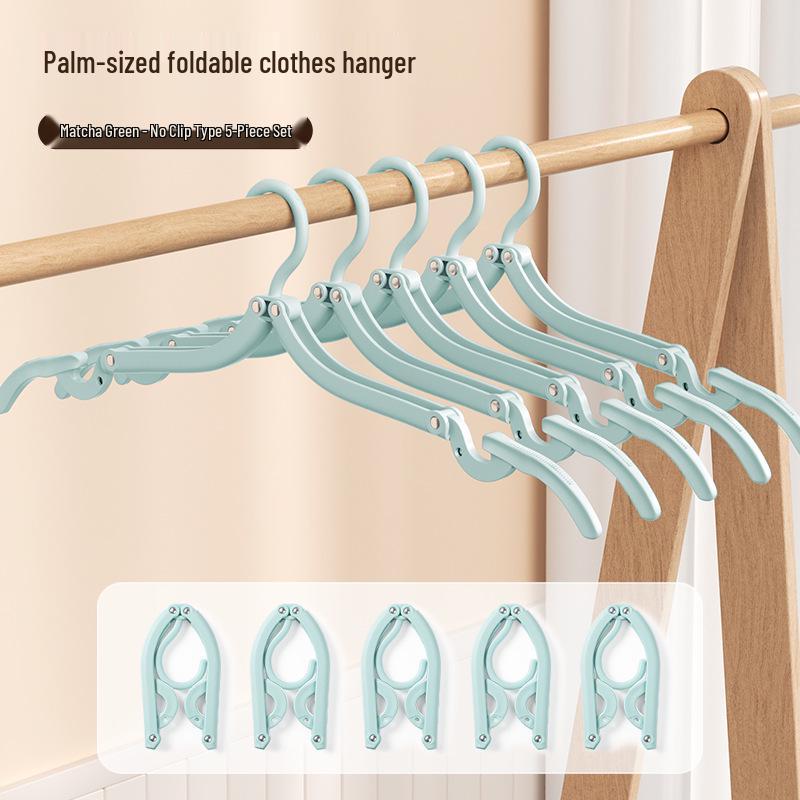 Portable Travel Clothes Hanger & Drying Rack with Clips - Ideal for Dorms, Hotels, and Students