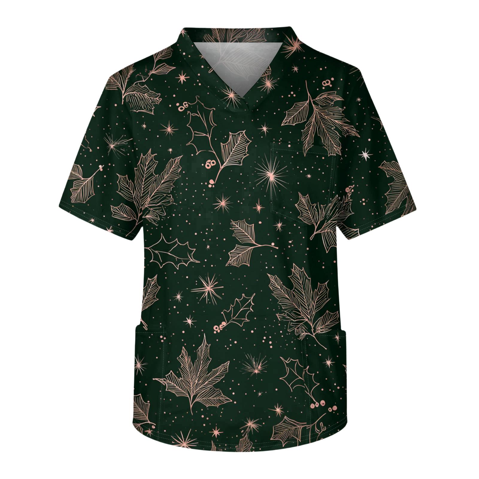 

Мужской повседневный топ с коротким рукавом, V-образным вырезом и принтом, с накладным карманом спереди XXXL