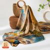 Autumn New Silk Scarves, Long High-end Mulberry Silk Scarves, Versatile Going Out Shawl Gift Box