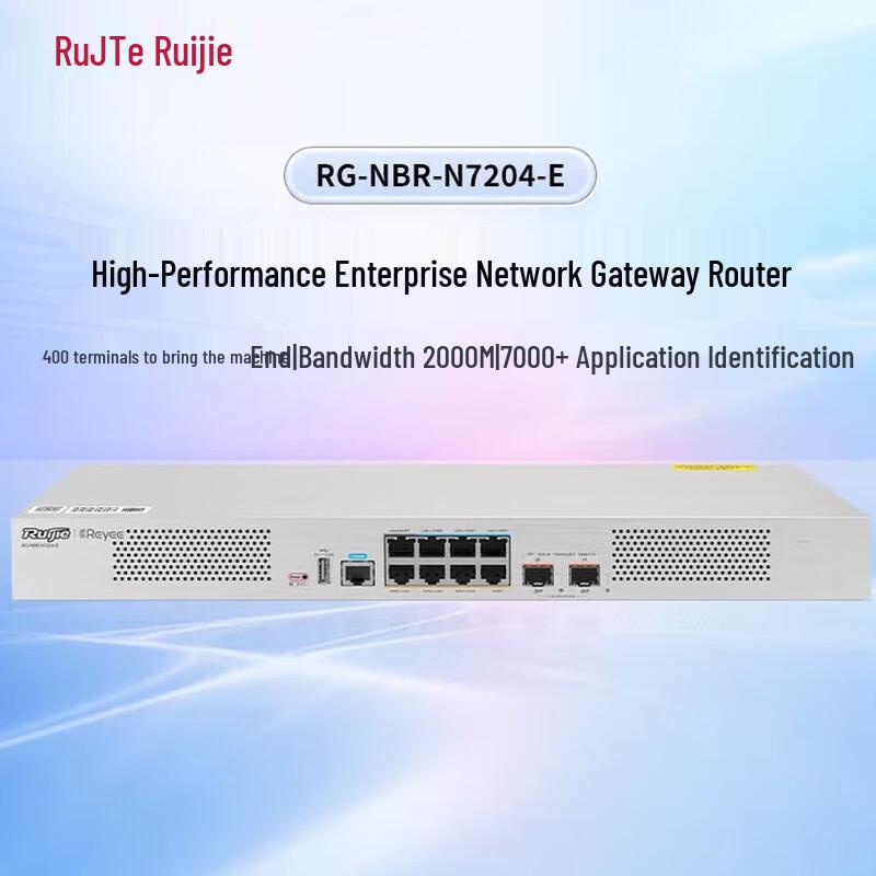 

Ruijie SD-WAN Enterprise Gateway Router (CN version)