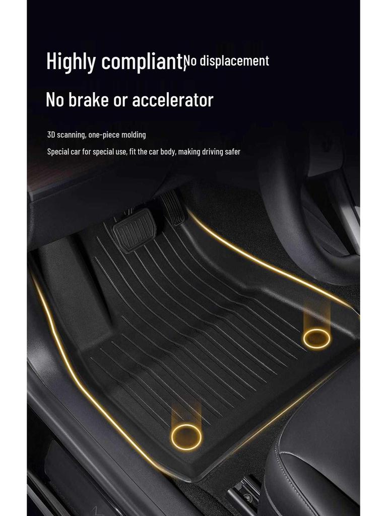 Tesla Model 3/Y Floor & Trunk Mats - TPE Car Accessories
