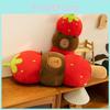Stuffed Capybara Plush Animal Candied Haws Sleep Pillow Room Decoration Kid Gift