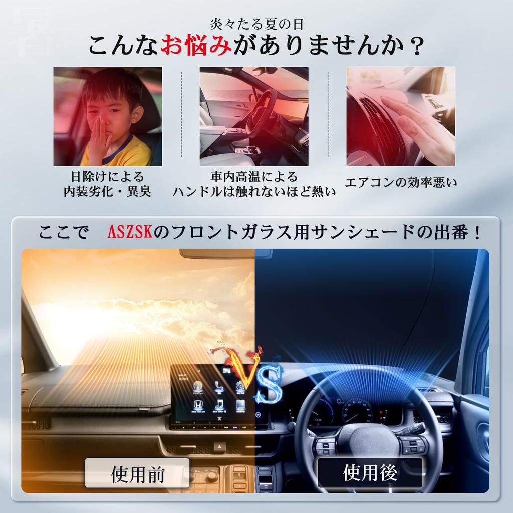 ASZSK Sunshade for Honda Stepwgn RP Series Front Sunshade New Stepwgn Shade Curtain 6th Generation Stepwgn Exclusive Sunshade for Front Windshield UV