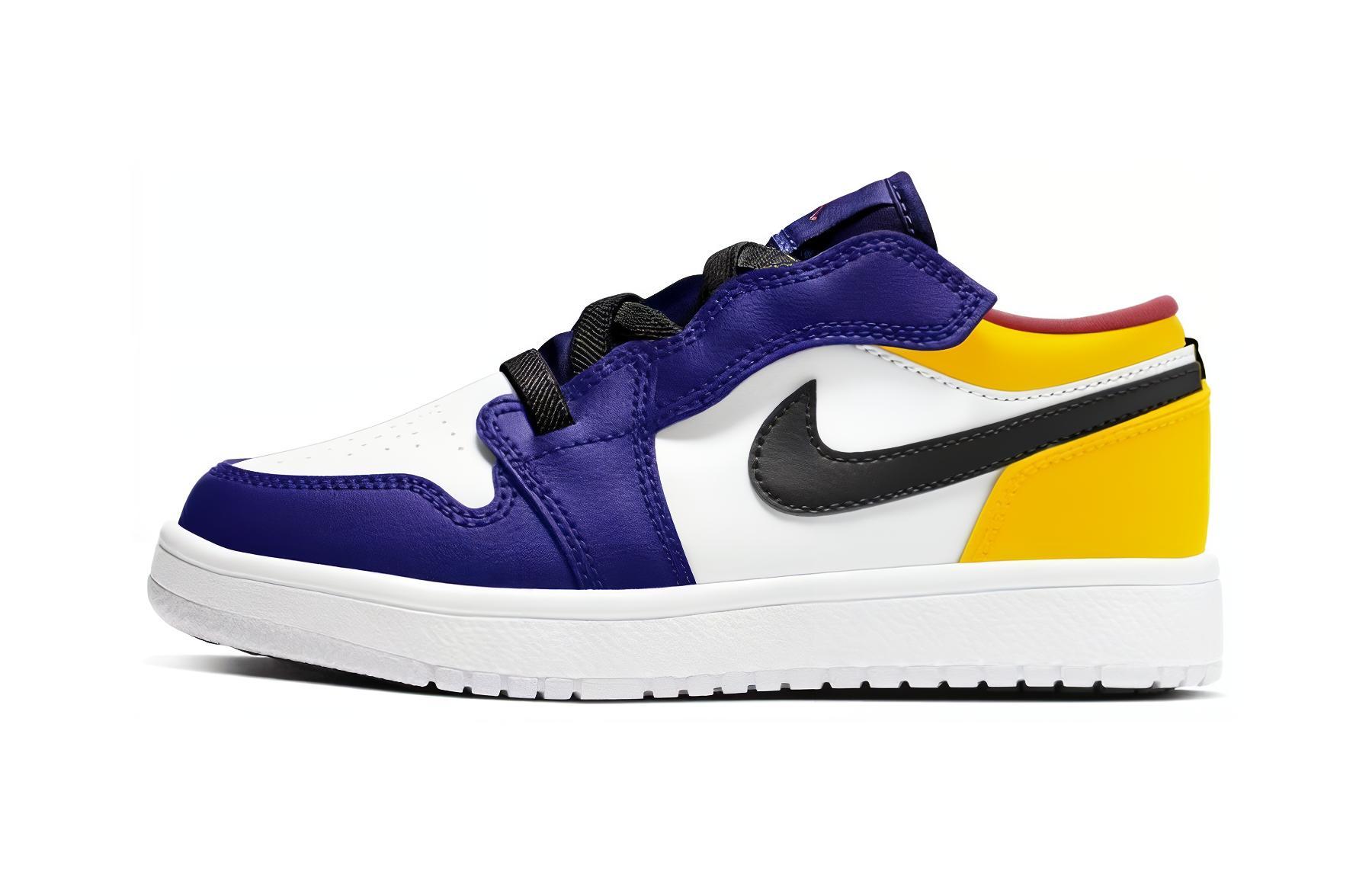 Jordan 1 Low Alt Royal Yellow PS BQ6066-123 35