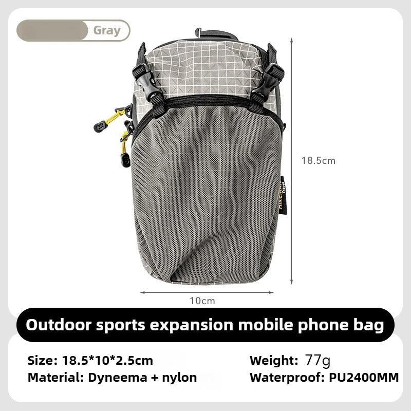 

Durable And Safe Water Bottle Holder Bag Phone Pocket And Quick-Adjust Strap Waterproof 420D Nylon For Cycling Hiking Camping Essentials
