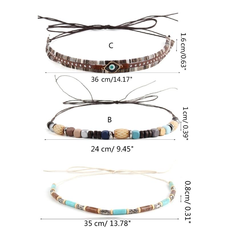 Unisex Hat Belts Stone for Travel Photography Props Handmade Belt Hat Bands