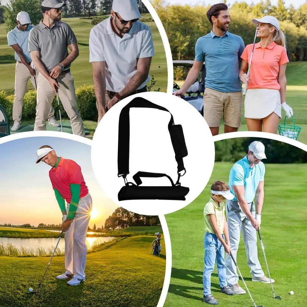 Lightweight Golf Stand Bag Mini Carrier With Adjustable Shoulder Strap For Men Driving Range Training Practice Case