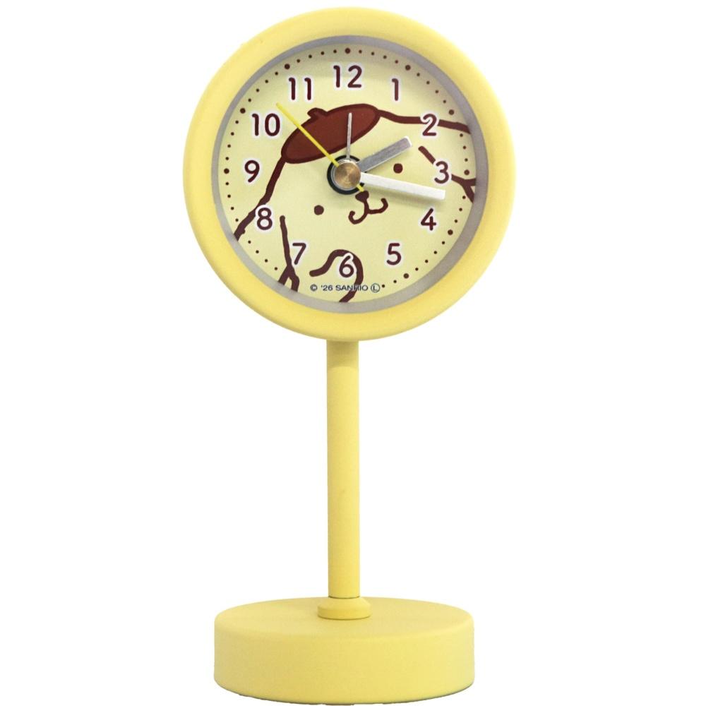 Fieldwork Table Clock Analog [Sanrio Characters] Pompompurin Stand Y Small Alarm Yellow YE SNR011-5