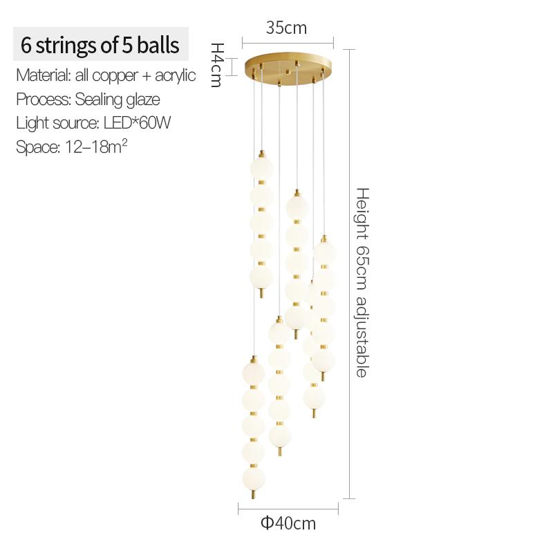 Minimalist Dining Room Chandelier Living Room Light Modern Brass Full Copper Designer Bar Bar Apartment Fashion Light Fixtures