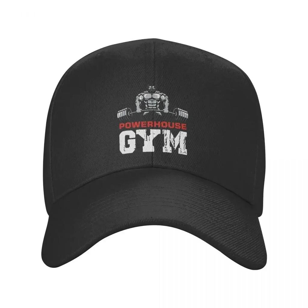 Fashion Bodybuilding Fitness Powerhouse Gym Baseball Cap Women Unisex Custom Adjustable Adult Dad Hat Hip Hop Snapback Caps
