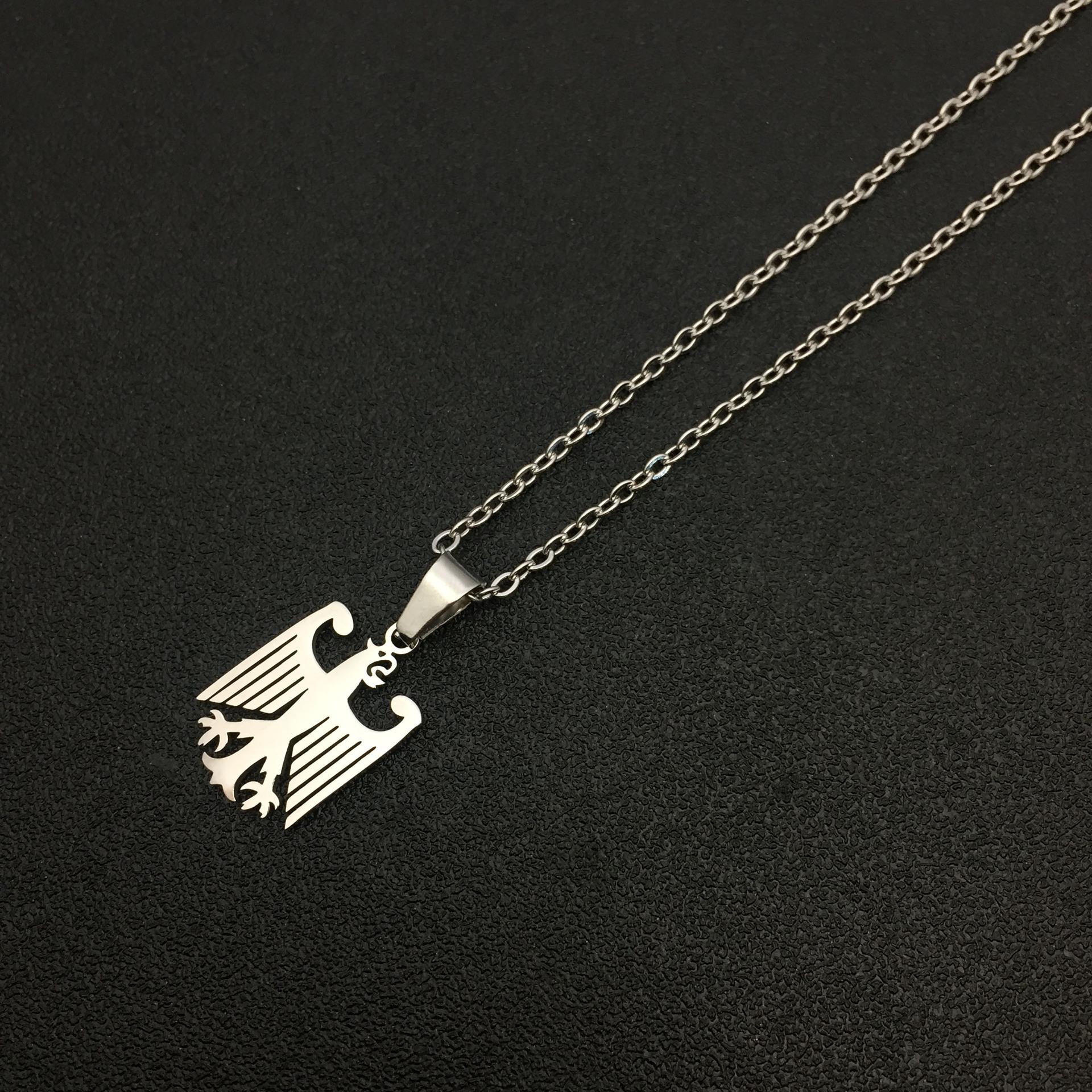 

Stainless Steel German Eagle Necklace for Women - Simple and Stylish