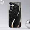 Sleek Carbon Fiber Black phone case glass s26 ultra case s25 ultra case for Samsung Galaxy S26 S25 S24 S23 S22 FE Ultra Plus