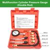Compression Tester Kit Engine Cylinder Compression Tester 0-300 PSI Gauge M10 M12 M14 M18 Adapters Tool Set Motorcycle ATV Truck