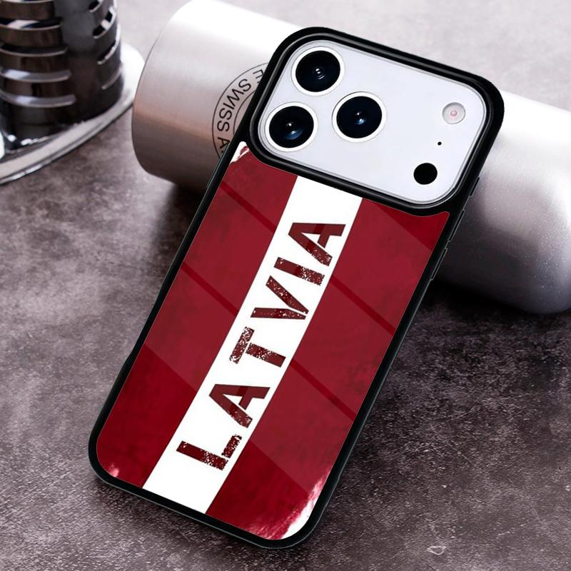 

Latvia Flag Phone Case for iPhone 17 16 15 Pro Max Air 14 13 12 11 Plus Shockproof Capa Cover iPhone17 Pro