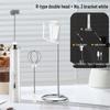 Montalatte Elettrico Compatto - Frullino e Sbattitore Portatile per Caffè Cremoso e Miscele Omogenee