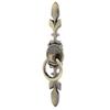 2pcs Zinc Alloy Ring Pull Handles Antique Bronze Drawer Handles Cabinet Knobs  Dresser Closet
