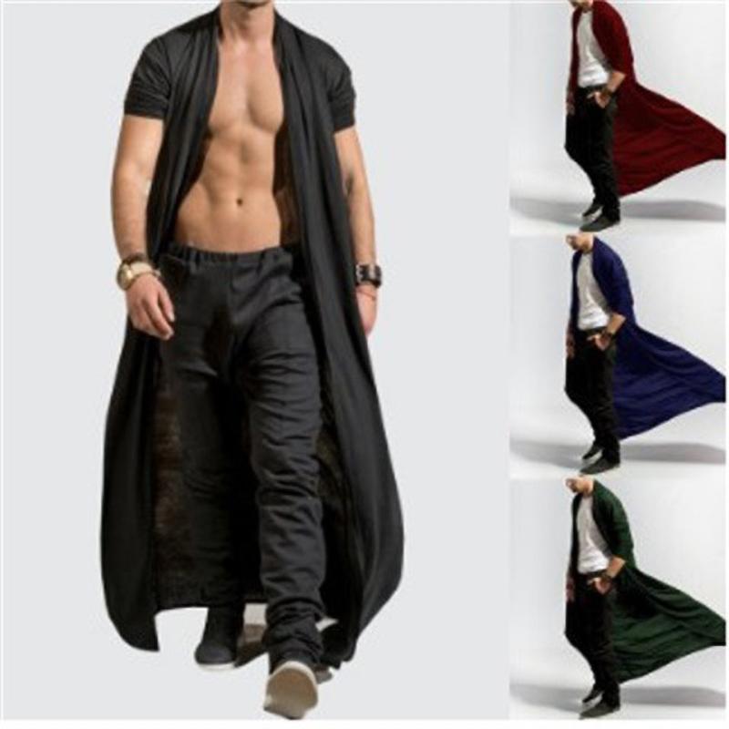 Spring Autumn Thin Men s Mature Long Slim Windbreaker Casual Fashion Men s Blouse XXXXXL 1980₽