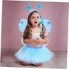 PRETYZOOM Ailes d'Ange, Costume Cosplay pour Enfants, Ailes de Papillon, Jolies Ailes de Fée, Parfait pour les Spectacles sur Scène, Halloween, Noël, Fêtes,