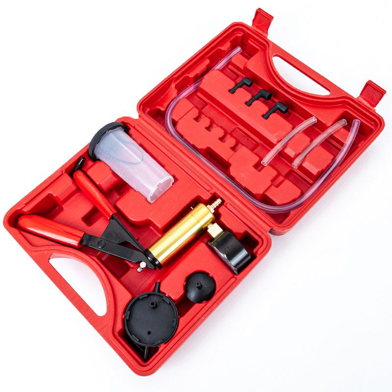 Dual-Use Manual Vacuum Pump for Brake Fluid Repairs