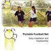 Quality Mesh Soccer Ball Net Foldable Football Shooting Goal Net  Outdoor