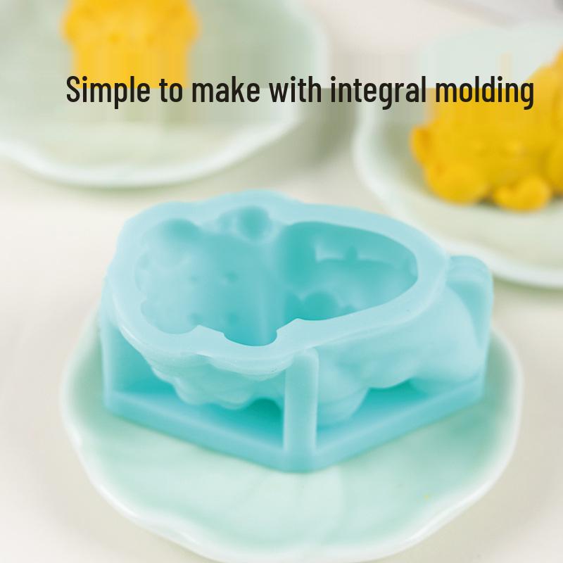 Large Silicone Crocodile Ice Cube Tray for Commercial Use - Cartoon Design for Whiskey and Beverages