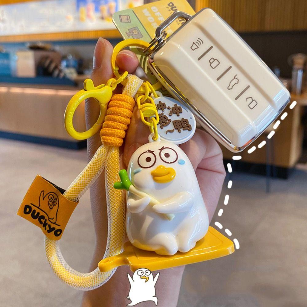 PVC Dress Slips Andedukke Nøkkelring Arbeider Hard Xiao Liu And Nøkkelring Kvinne Dame Jente