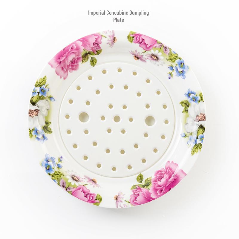 Imperial Concubine 10-inch Porcelain Soup and Serving Plate