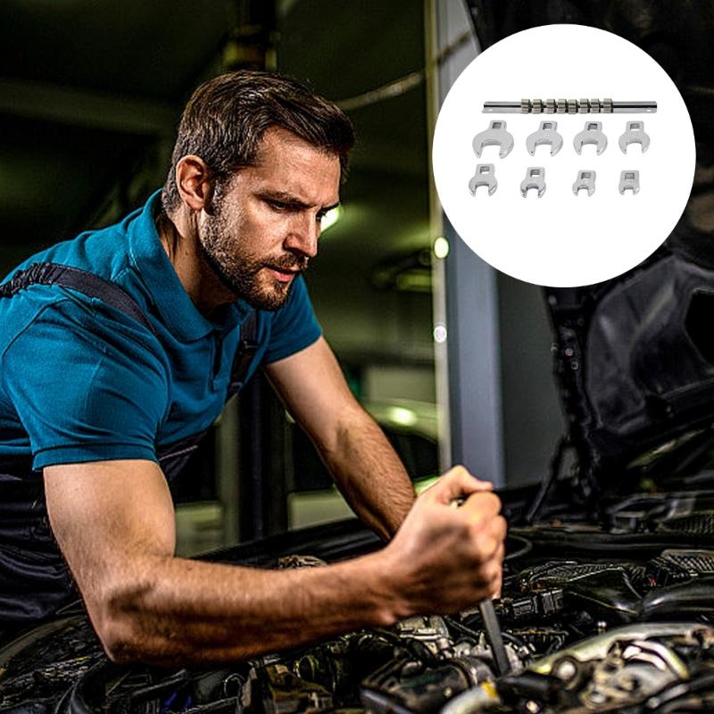 Quality Wrench 3/8Inch Interchangeable Head For Mechanics DIY Enthusiasts For Furniture Assembly 8pcs/11Pcs Set