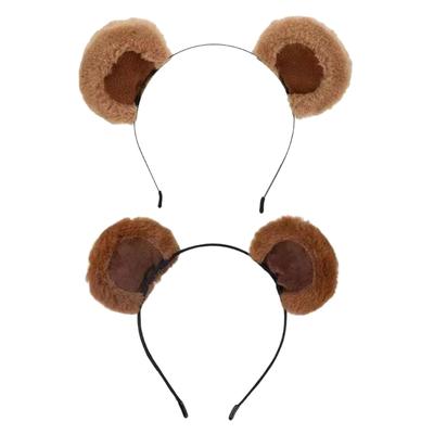 Acessório de Cabelo Estilo Japonês Orelhas de Urso Fofas Aro de Cabelo de Tecido Macio Acessório de Cabelo Estiloso Para Crianças Mulheres Uso Diário