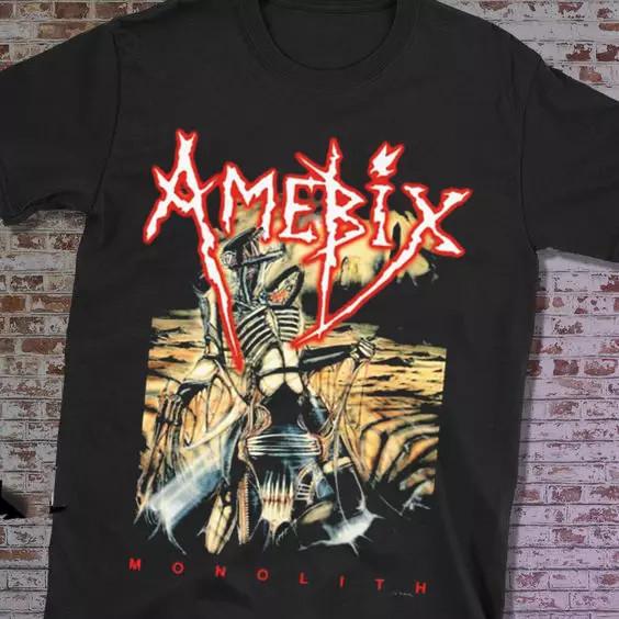 редкий! Футболка Amebix Monolith с коротким рукавом Подарок Фанату S-5XL Унисекс Футболка S