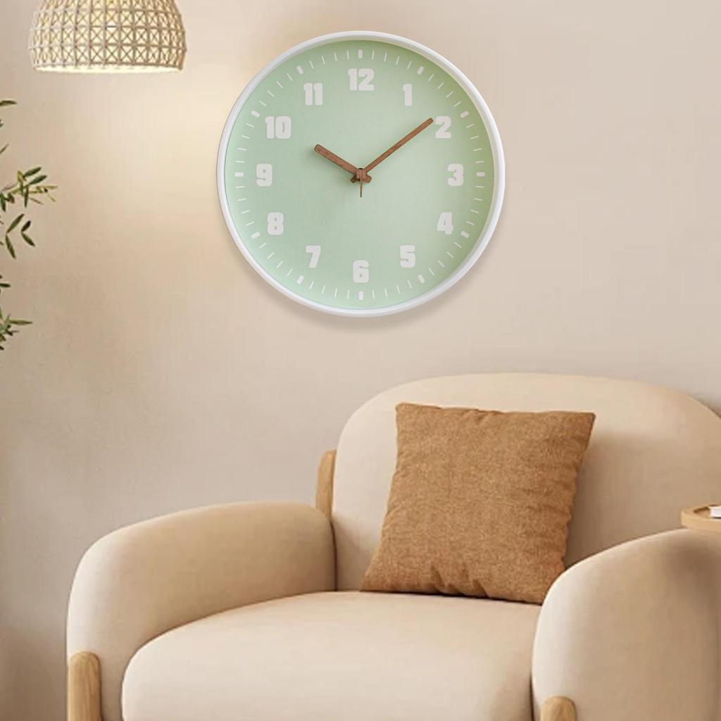 Wall Clock Artwork Home Decoration Craft Ornament Large Numerals Elegant Decorative Watch for Gift Bedroom Restaurant Office