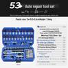 Universal Ratchet Socket Wrench Set: Multifunctional Tool Kit for Car and Motorcycle Repair
