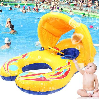 Φουσκωτά δαχτυλίδια κολύμβησης Child Kids Baby Mother Safety Swim Pool Ring Παιδιά Νερό Παίξτε Παιχνίδια Seat Float Boat Summer Trainer