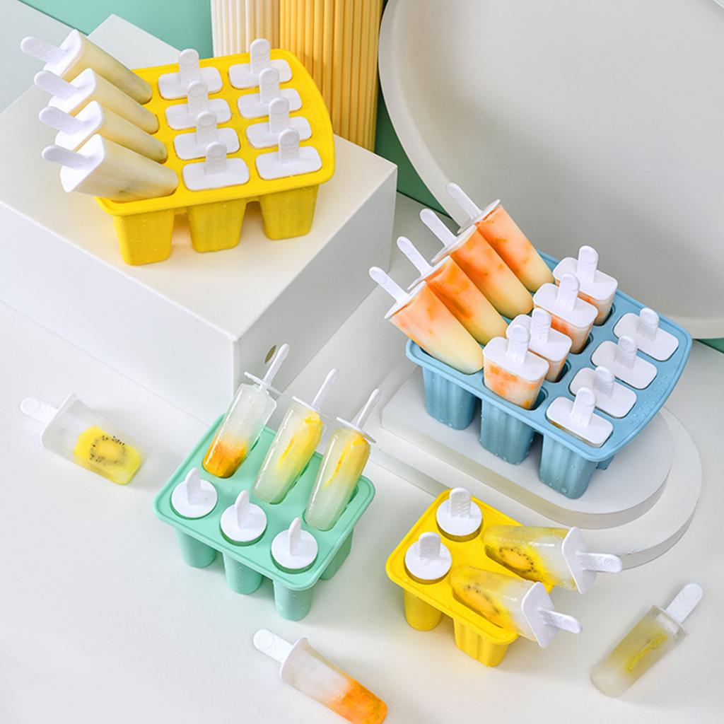 Silicone Popsicles Maker With Detachable Stick Creative Easy Releases Ice Lolly Mould for Family Gatherings and Parties