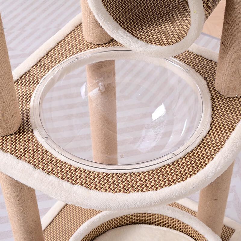 Rattan Cat Tree with Mat