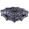 Halloween Black Lace Spiderweb Table Cloth Table Covers Window Hanging Horror Halloween Party Decora