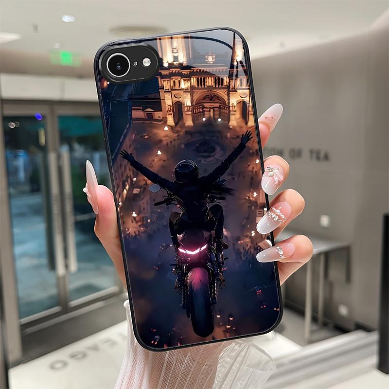 

Cute Cats Case For iPhone 7 8 Plus Tempered Glass Phone Cases For iPhone SE Back Cover For iPhone7 iPhone8 iPhoneSE 7+ 8+ Bumper iPhone SE(2020-2022)