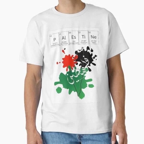 Palestine Classic Tshirt Made In Usaaus Tshirt S2xl S
