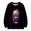 Women's Casual Long Sleeve Woolen Christmas Sweatshirt Fall  Vacation Long Sleeve Pullover