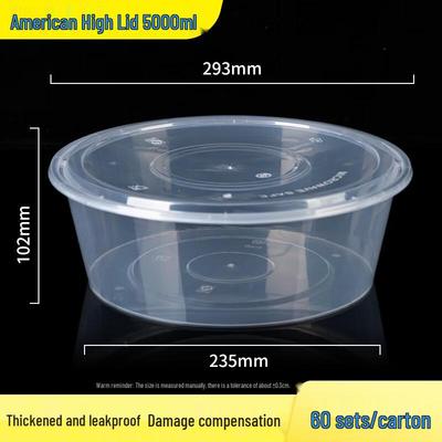 Ronghe Round Disposable Plastic Food Containers