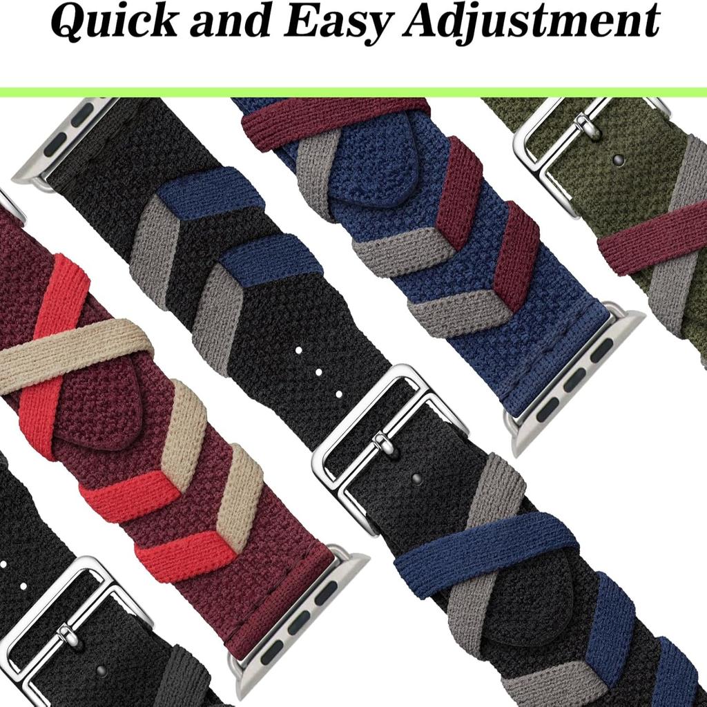 Strap For Apple Watch Ultra 3 49mm 46mm 42mm Braided Nylon Correa For iWatch Series 11 10 9 8 7 6 45mm 44mm 42mm 40mm 41mm Bracelet