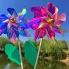 PVC Rotating Wind Spinner 18/24/32cm Stake Standing Lawn Pinwheel  Outdoor Party Picnic Decor