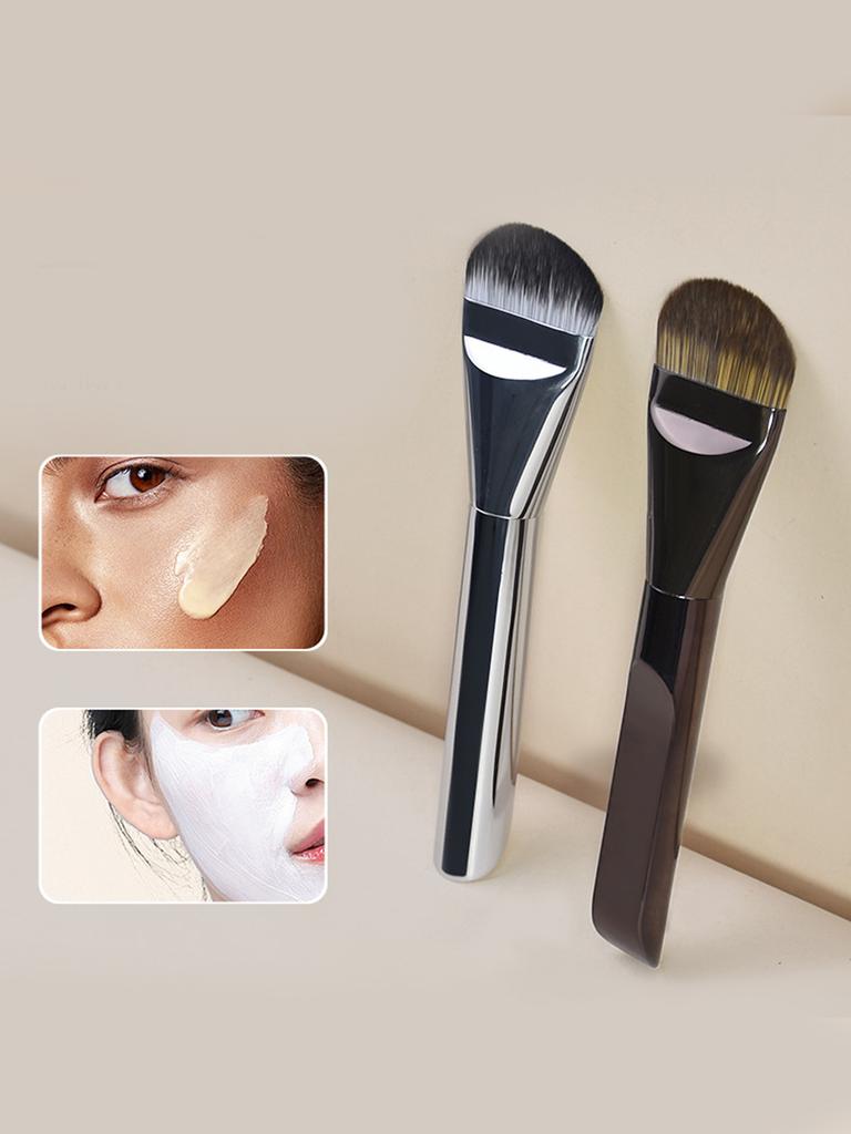 Ultra-thin Wide Tongue Foundation Brush Non-marking Concealer No Powder Flat Head Soft Hair Beauty Tools Makeup Brush Mask Brush